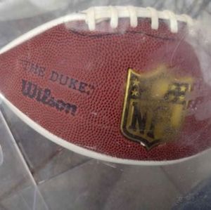 Dallas cowboys Troy Aikman autograph football
